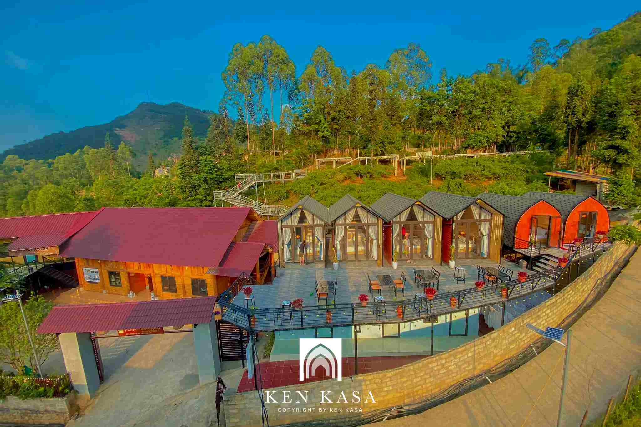 Mẫu nhà homestay trên đồi Plum Đồng Văn 